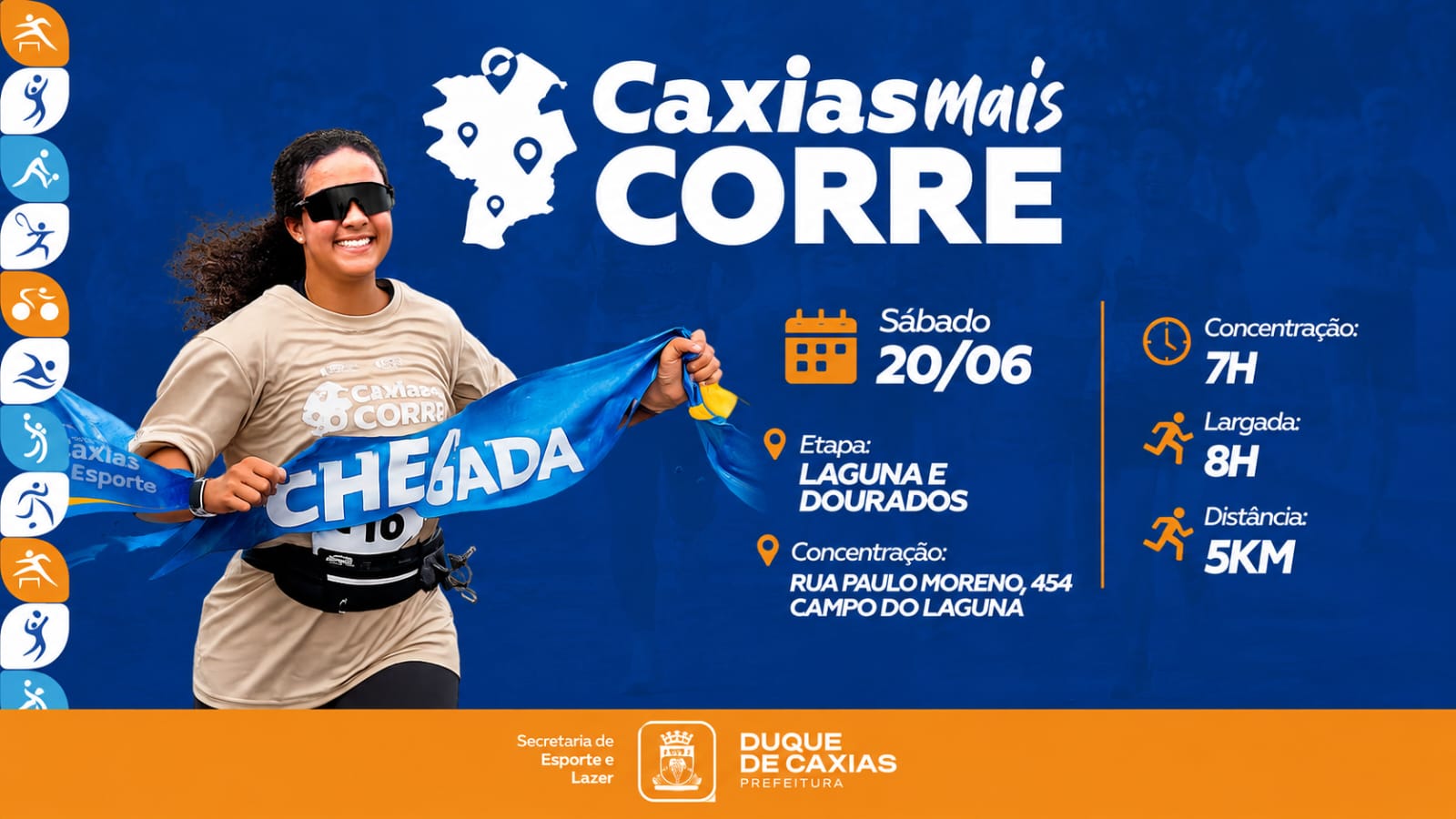 Caxias Mais Corre - Etapa Laguna e Dourados